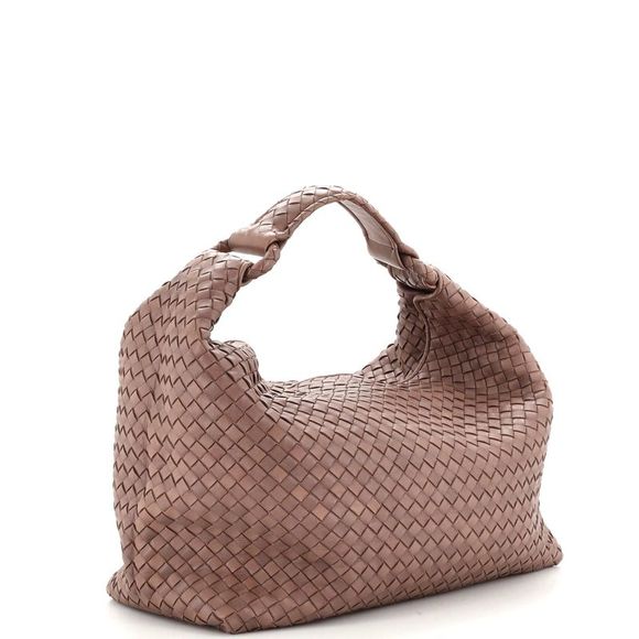 Bottega Veneta Sloane Hobo Intrecciato Nappa Medium Brown - Picture 2 of 6
